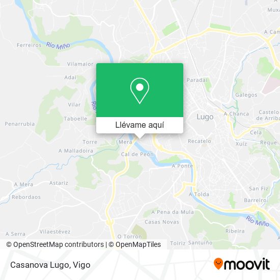 Mapa Casanova Lugo