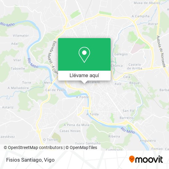 Mapa Fisios Santiago