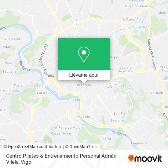 Mapa Centro Pilates & Entrenamiento Personal Adrián Vilela