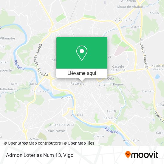 Mapa Admon Loterias Num 13