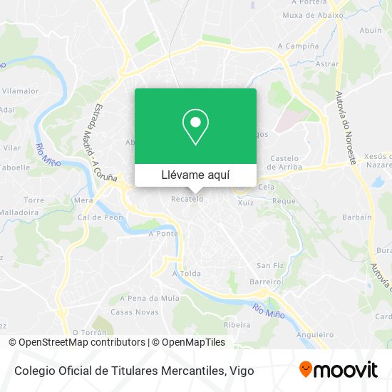 Mapa Colegio Oficial de Titulares Mercantiles