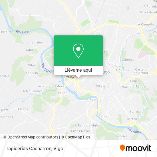 Mapa Tapicerias Cacharron
