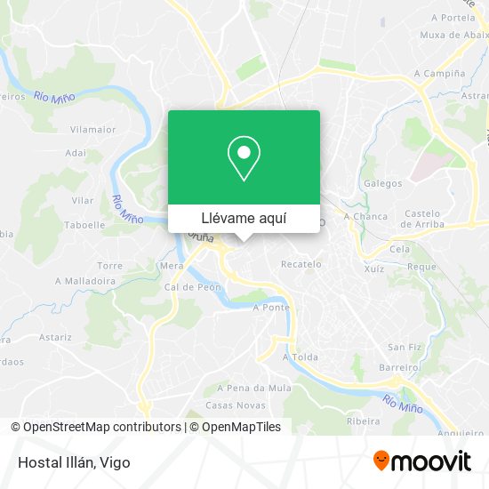 Mapa Hostal Illán
