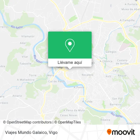 Mapa Viajes Mundo Galaico