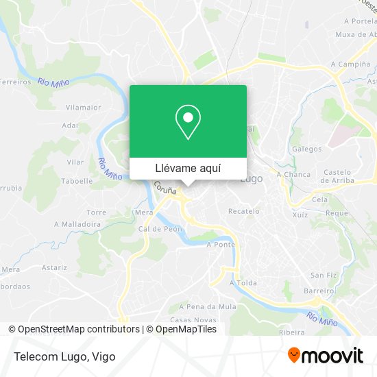 Mapa Telecom Lugo