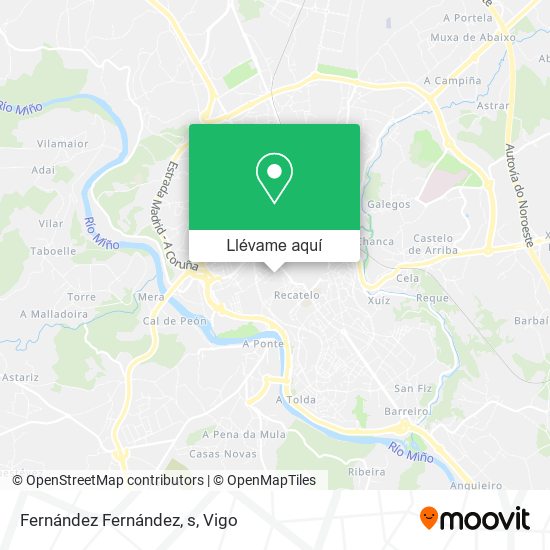 Mapa Fernández Fernández, s