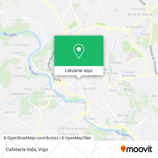 Mapa Cafetería Inda