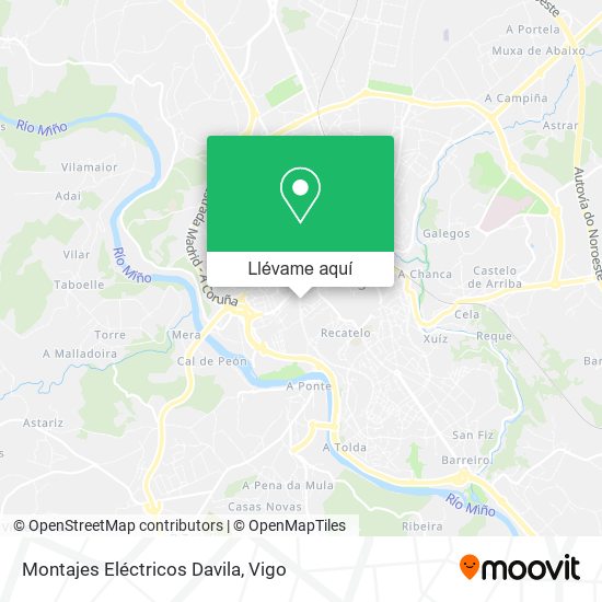 Mapa Montajes Eléctricos Davila