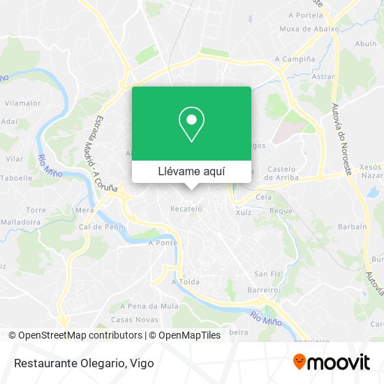 Mapa Restaurante Olegario