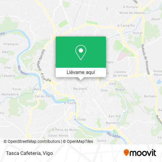 Mapa Tasca Cafetería