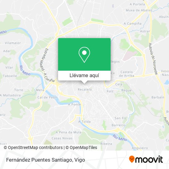 Mapa Fernández Puentes Santiago