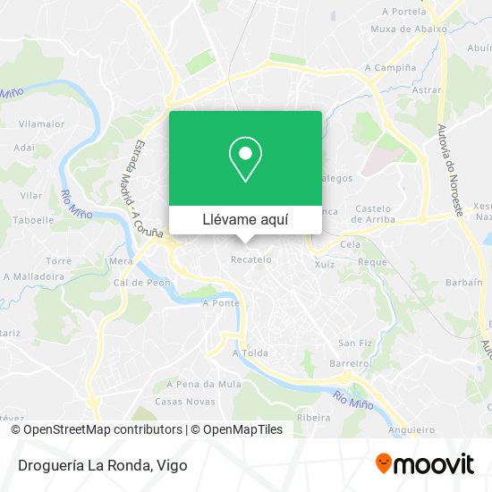 Mapa Droguería La Ronda