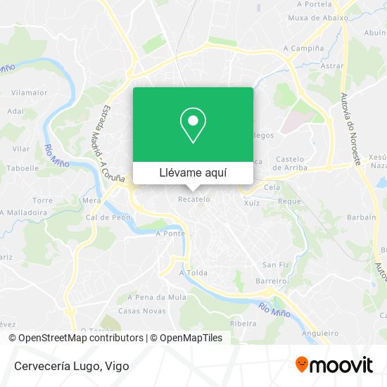 Mapa Cervecería Lugo