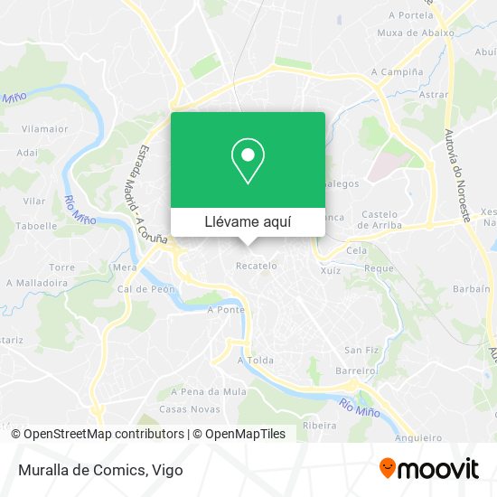 Mapa Muralla de Comics