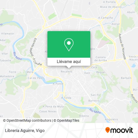 Mapa Librería Aguirre