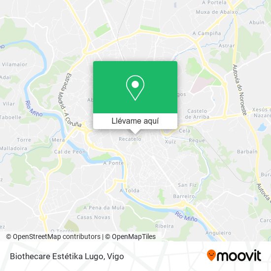 Mapa Biothecare Estétika Lugo