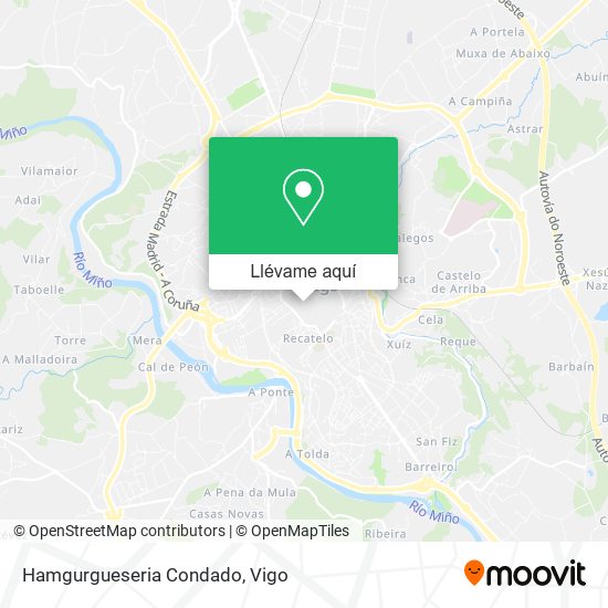 Mapa Hamgurgueseria Condado