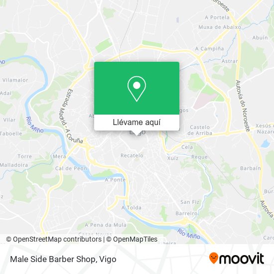 Mapa Male Side Barber Shop