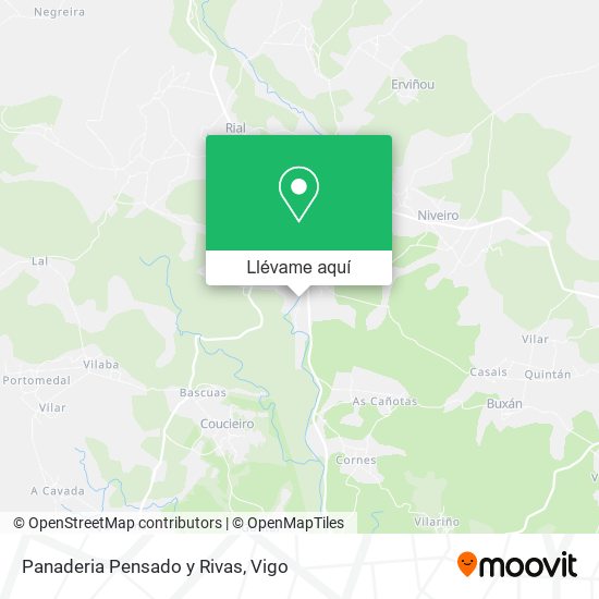Mapa Panaderia Pensado y Rivas