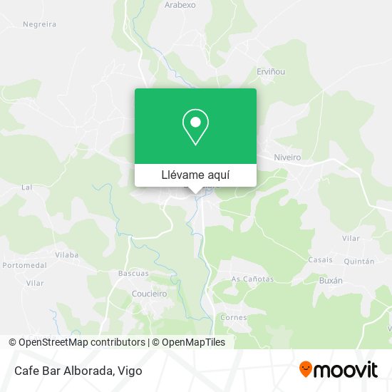 Mapa Cafe Bar Alborada