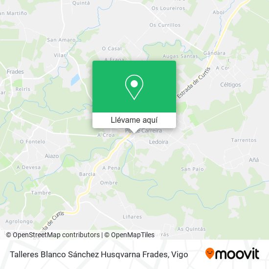 Mapa Talleres Blanco Sánchez Husqvarna Frades