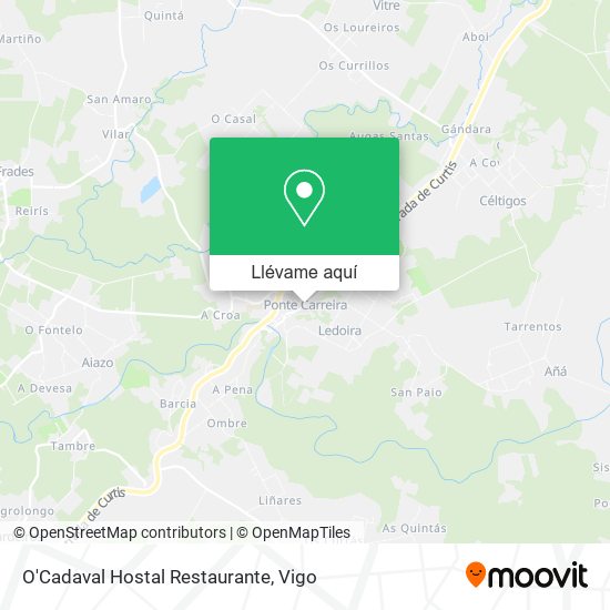 Mapa O'Cadaval Hostal Restaurante
