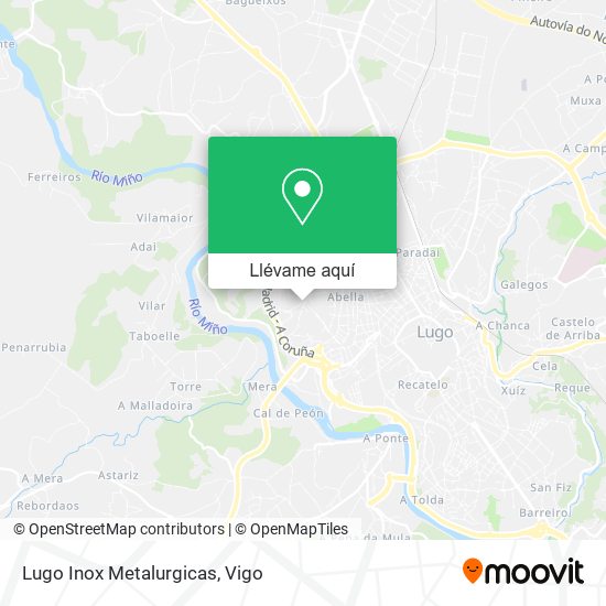 Mapa Lugo Inox Metalurgicas