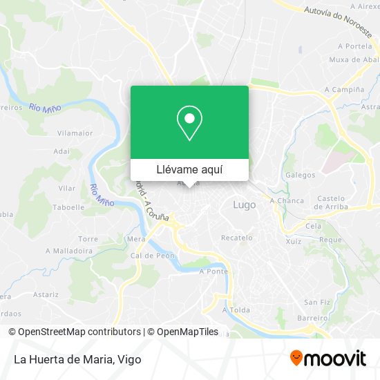 Mapa La Huerta de Maria