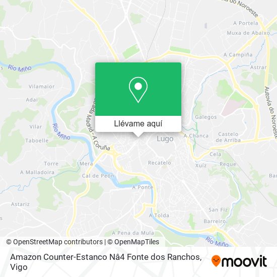 Mapa Amazon Counter-Estanco Nâ4 Fonte dos Ranchos