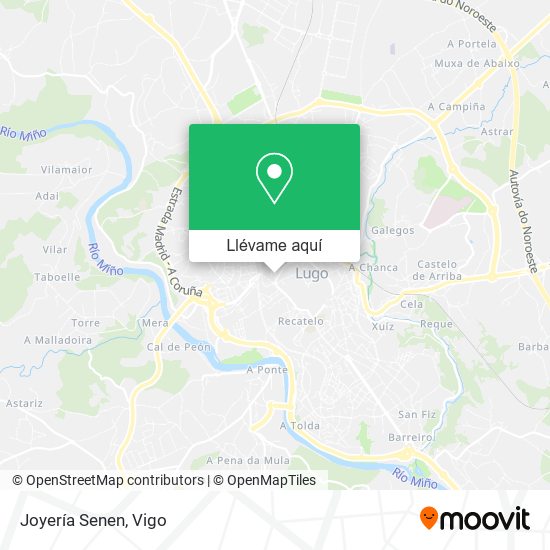 Mapa Joyería Senen