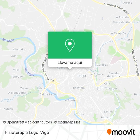 Mapa Fisioterapia Lugo