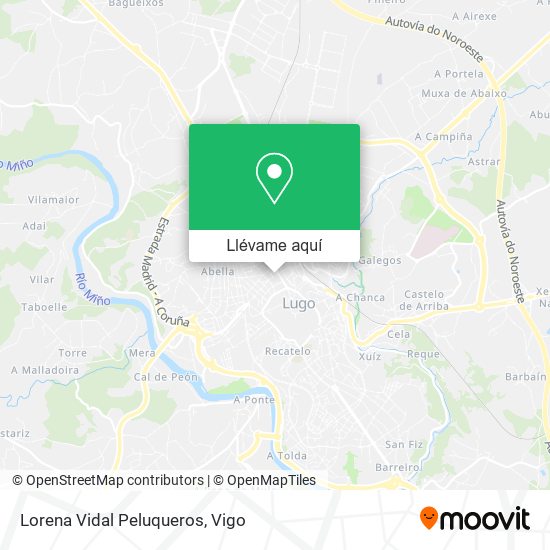 Mapa Lorena Vidal Peluqueros