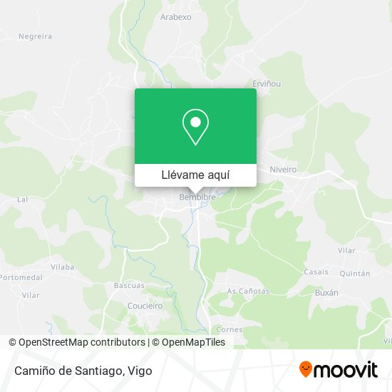 Mapa Camiño de Santiago