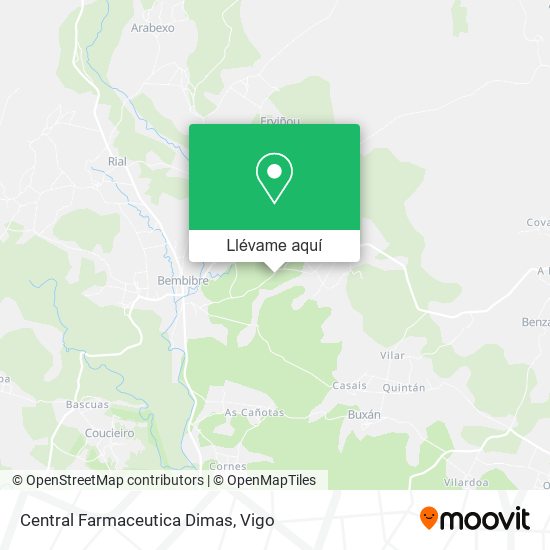 Mapa Central Farmaceutica Dimas