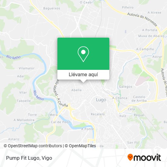 Mapa Pump Fit Lugo