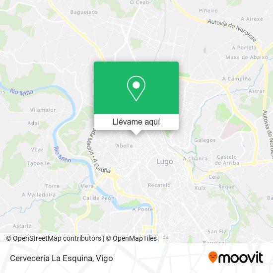 Mapa Cervecería La Esquina