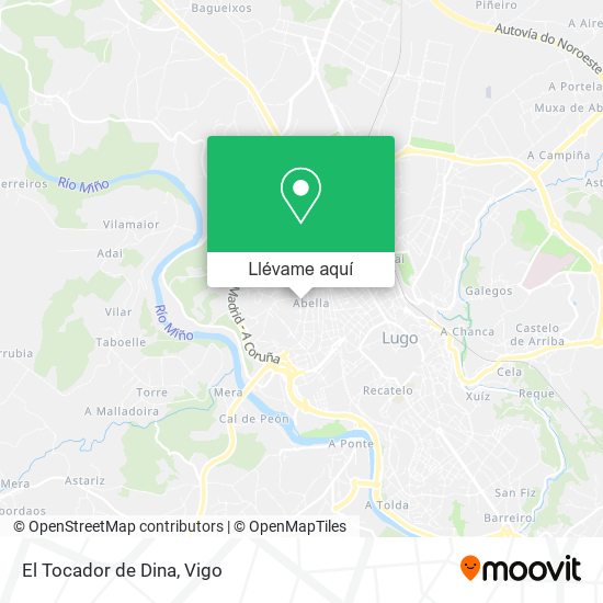Mapa El Tocador de Dina