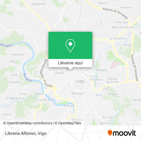 Mapa Librería Alfonso