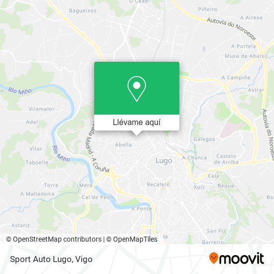 Mapa Sport Auto Lugo