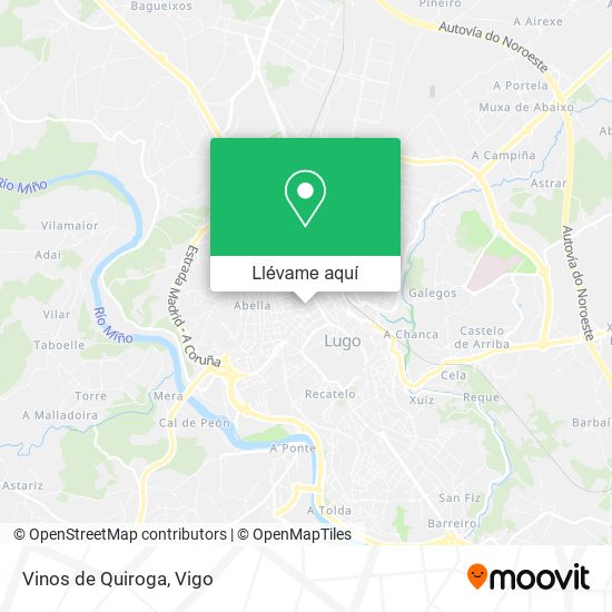 Mapa Vinos de Quiroga