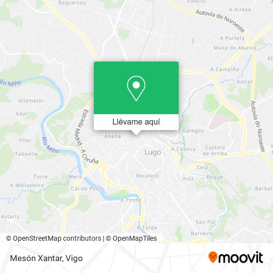 Mapa Mesón Xantar
