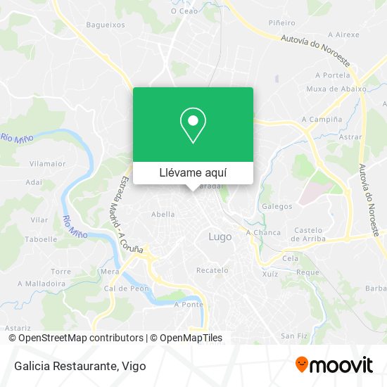 Mapa Galicia Restaurante