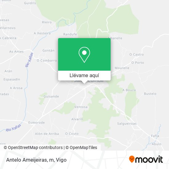 Mapa Antelo Ameijeiras, m