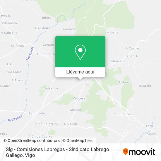 Mapa Slg - Comisiones Labregas - Sindicato Labrego Gallego