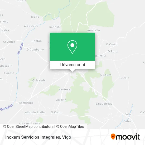 Mapa Inoxam Servicios Integrales