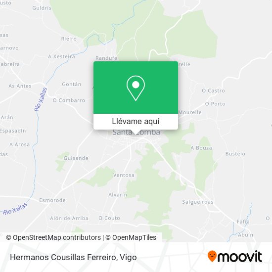 Mapa Hermanos Cousillas Ferreiro