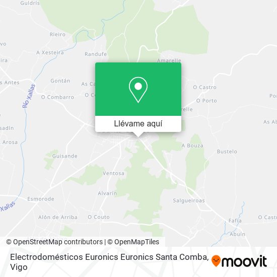 Mapa Electrodomésticos Euronics Euronics Santa Comba