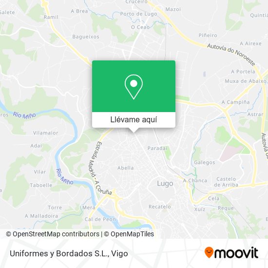 Mapa Uniformes y Bordados S.L.