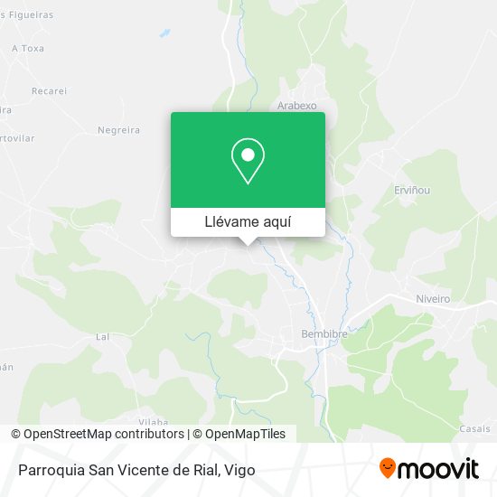 Mapa Parroquia San Vicente de Rial