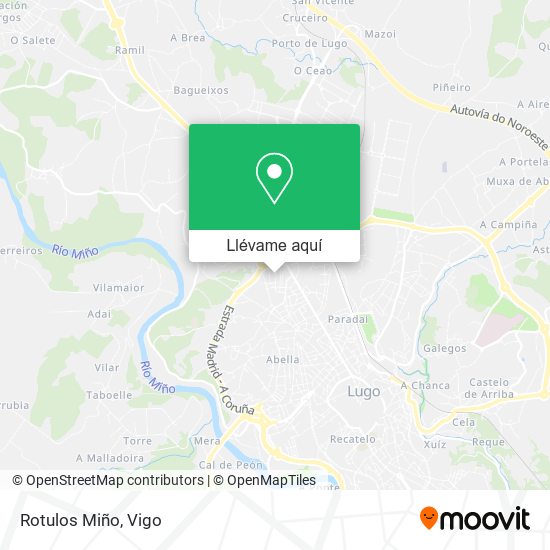 Mapa Rotulos Miño